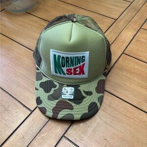 Green and Brown Trucker Hat